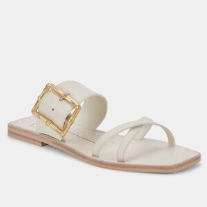 Dolce Vita Lowyn Buckle Sandals Ivory size 8